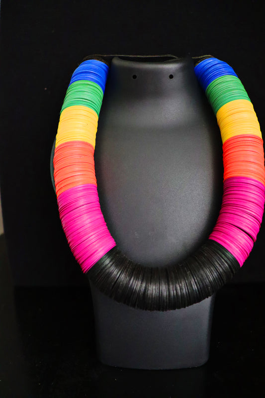 Seraphina Spectrum Coil Necklace