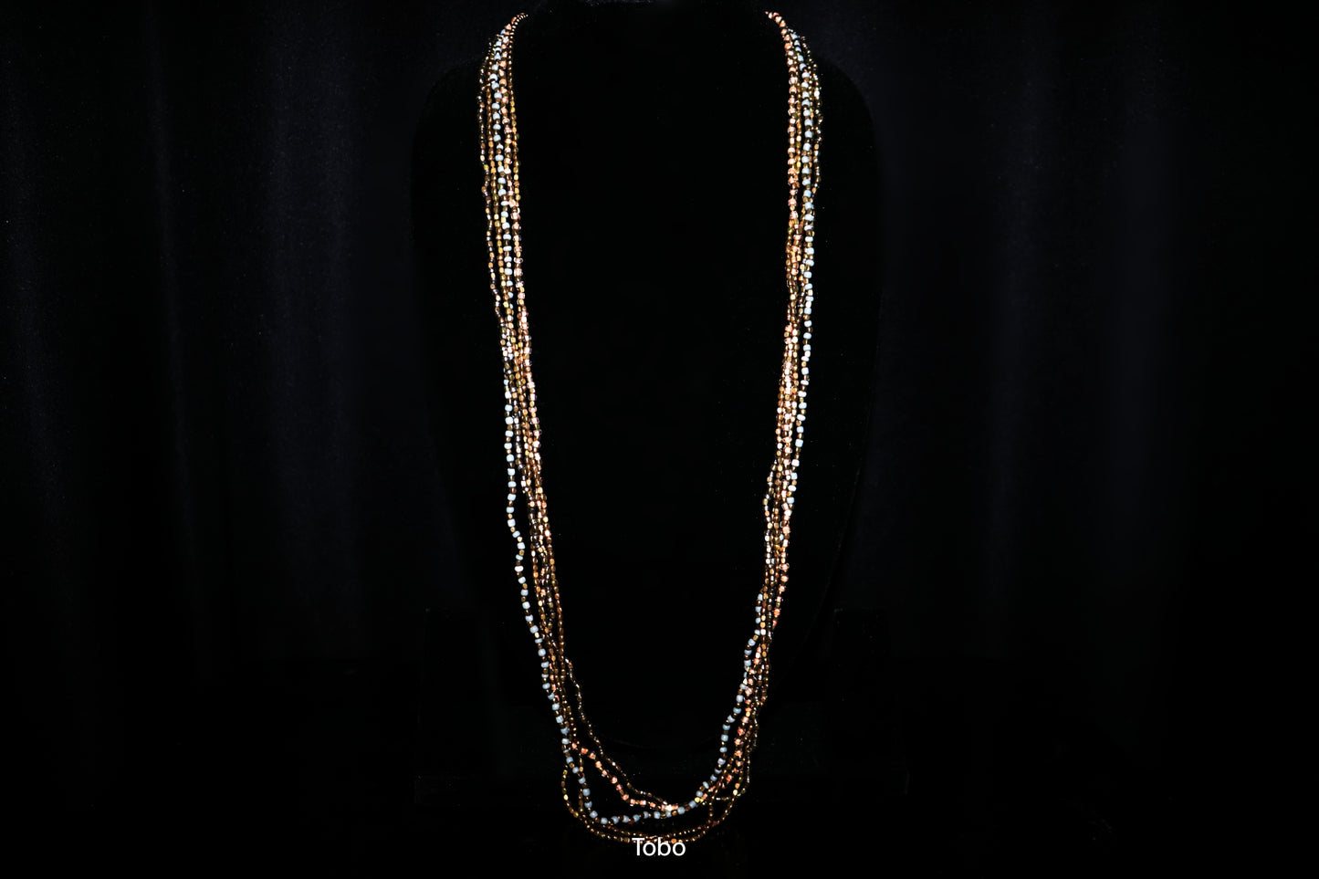 Midnight Blossom Sugar Strand Necklace