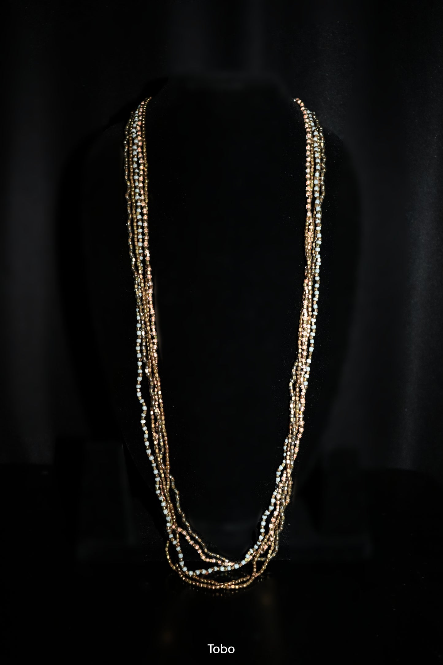 Midnight Blossom Sugar Strand Necklace