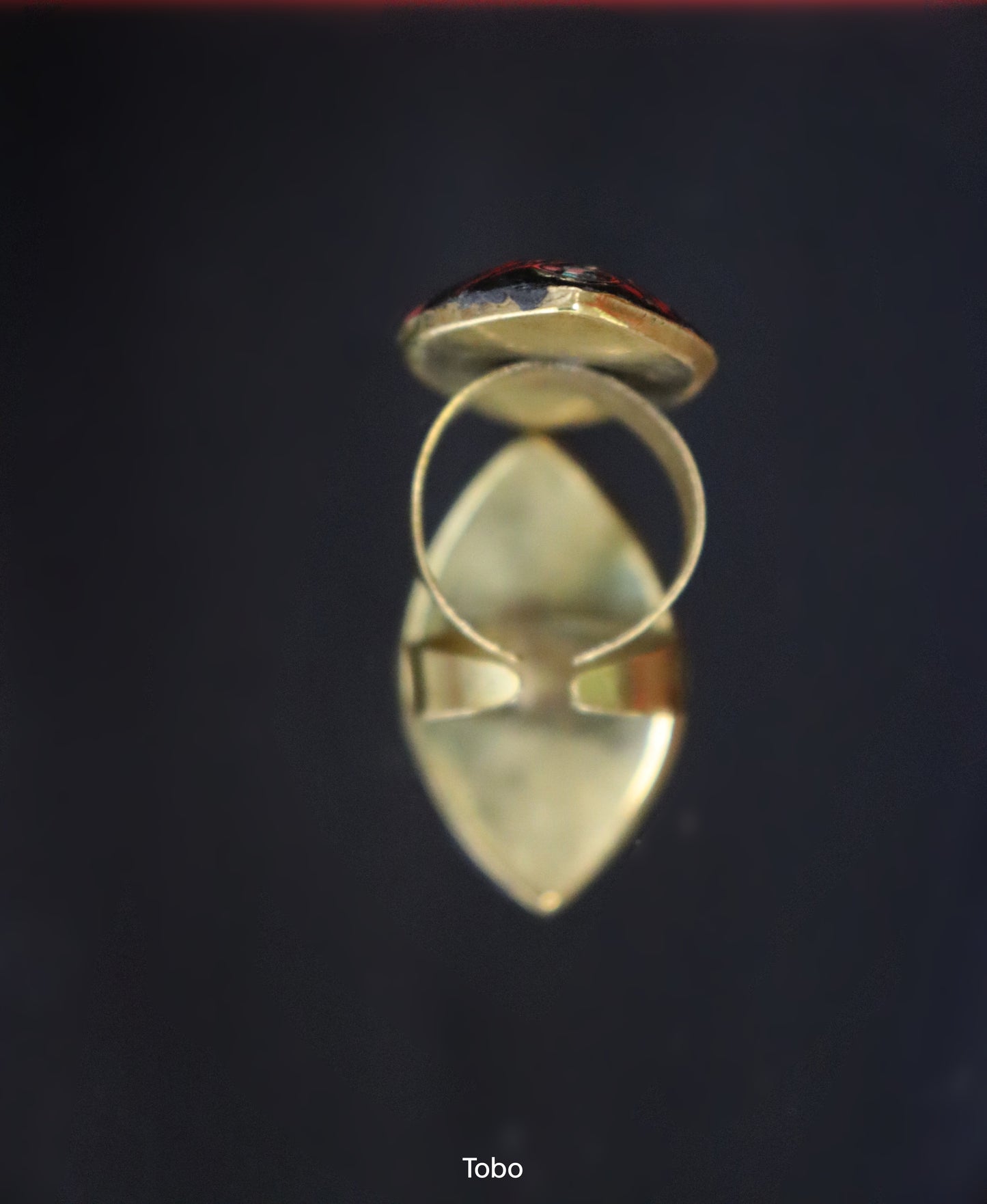 ToBo Lacquer Leaf Ring