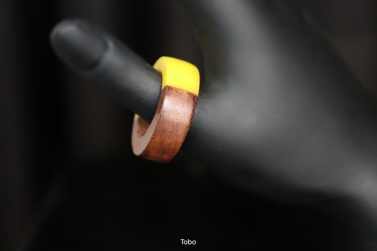 Sunrise Timber Resin Ring
