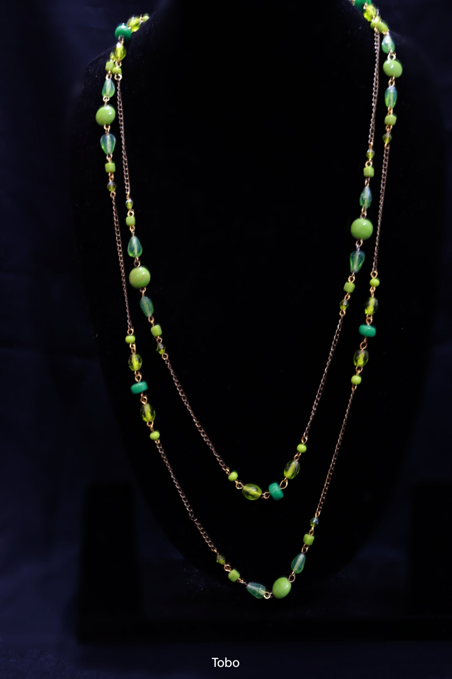 Verdant Vista Bead Necklace