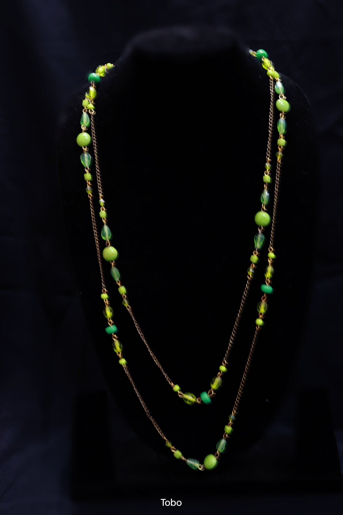 Verdant Vista Bead Necklace