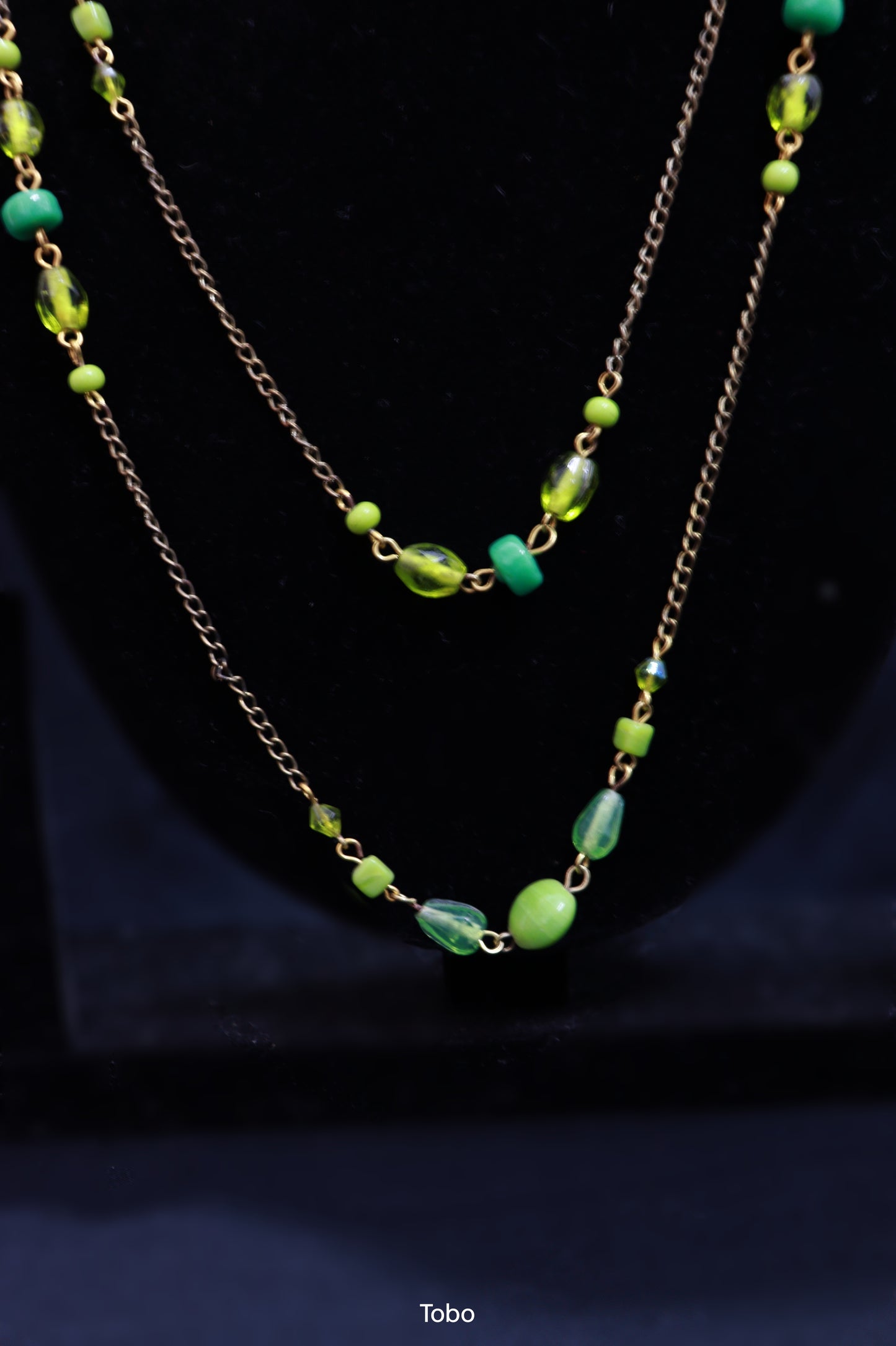Verdant Vista Bead Necklace