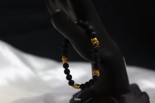 Elephant Zen Lava Bracelet