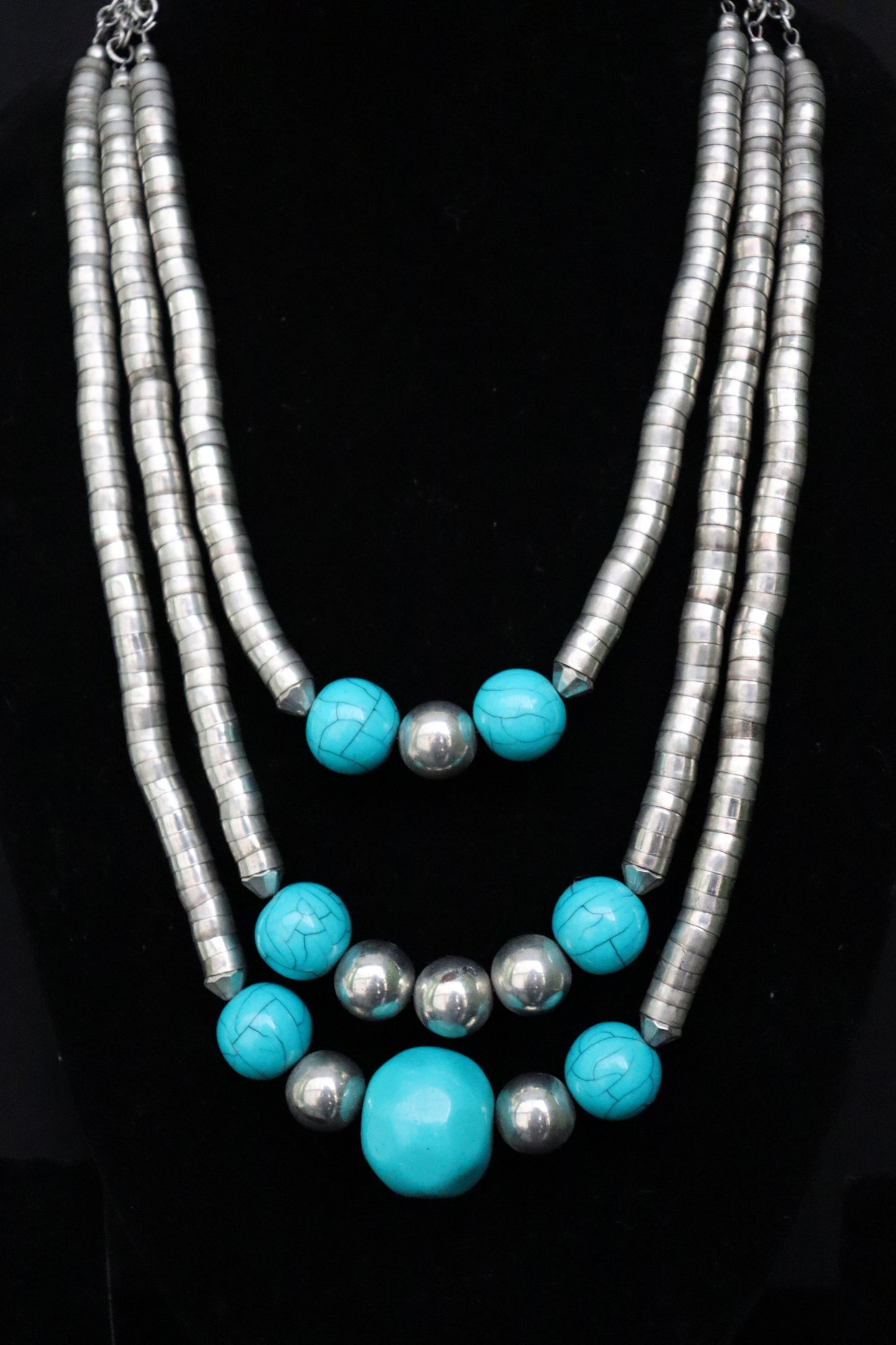 Ocean Breeze Triple Layer Necklace