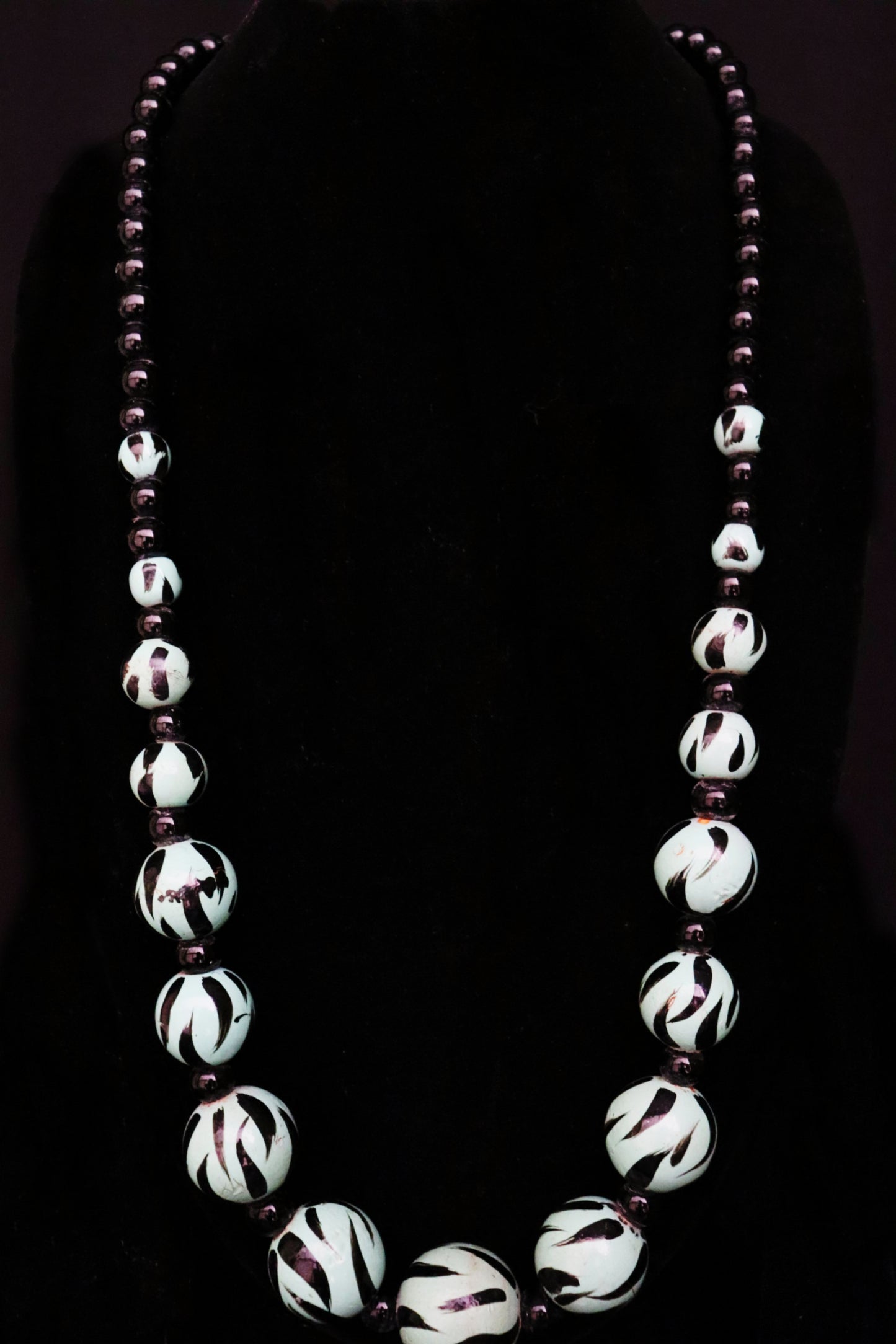 Cerulean Bold Beaded Neckpiece