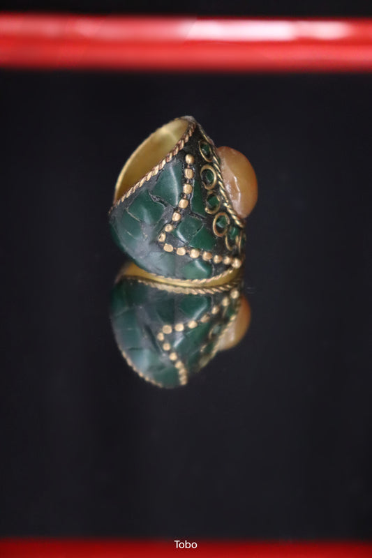 ToBo Emerald Green Ring